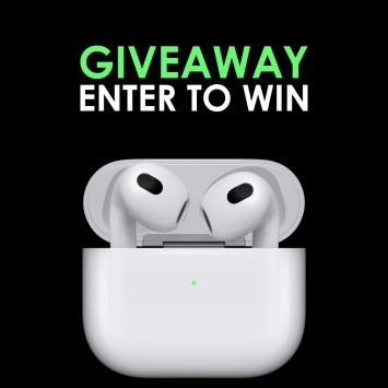 Giveaway of Apple AirPods with purchases over 3000 UAH