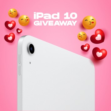 Giveaway Apple iPad 10 with purchases over 4000₴