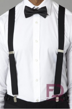 Подтяжки черные