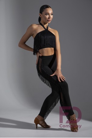 Dance leggings with on sale fringe